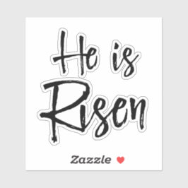 Pasen Hij is Risen Sticker