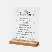 Pasen: Hij is verrezen Acryl Bord (Hoek)