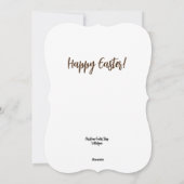 Pasen Hij leeft  geïnspireerd Christelijk Feestdagenkaart (Achterkant)