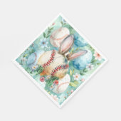 Pasen honkbal thema servet (Hoek)