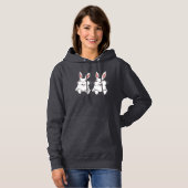 Pasen Hoodie Paashaas Hoodie Sweatshirt (Voorkant volledig)