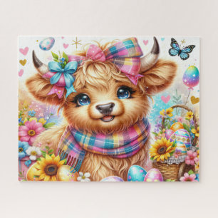 Pasen Hoogland Koe Jigsaw Puzzel