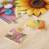 Pasen Hoogland Koe Jigsaw Puzzel (Zijkant)