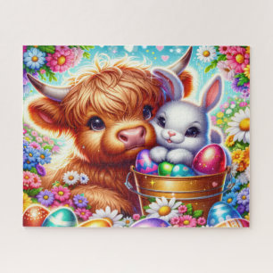Pasen Hoogland Koe Jigsaw Puzzel