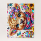 Pasen Hoogland Koe Jigsaw Puzzel (Verticaal)