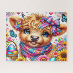 Pasen Hoogland Koe Jigsaw Puzzel
