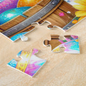 Pasen Hoogland Koe Jigsaw Puzzel (Zijkant)