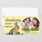 Pasen Hoppe Foto Kaart (Voorkant / Achterkant)