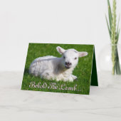 Pasen houden de lamp in I Feestdagen Kaart (Voorkant)