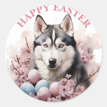 Pasen Husky Chocolade Eieren en Bloemen -