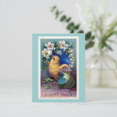  Pasen illustratie met ziek Feestdagenkaart (Staand voorkant)