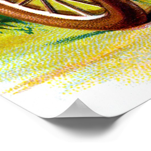 Pasen in auto poster (Hoek)