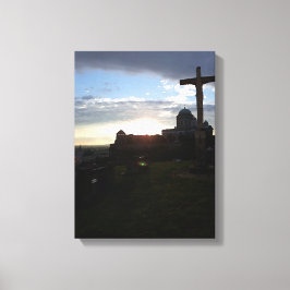 Pasen in Esztergom Hongarije Canvas Afdruk