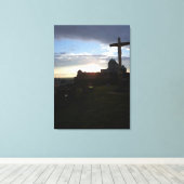 Pasen in Esztergom Hongarije Canvas Afdruk (Insitu (Houten vloer))