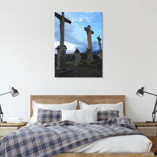 Pasen in Esztergom Hongarije Canvas Print (Insitu (Slaapkamer))
