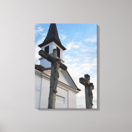 Pasen in Esztergom Hongarije Canvas Print