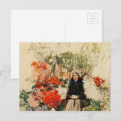 Pasen in Parijs in de jaren 1900 Feestdagenkaart (Voorkant / Achterkant)