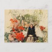 Pasen in Parijs in de jaren 1900 Feestdagenkaart (Voorkant)