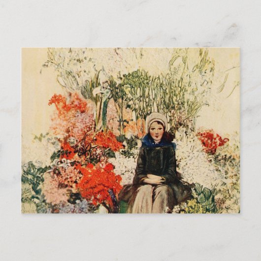 Pasen in Parijs in de jaren 1900 Feestdagenkaart (Voorkant)