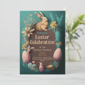 Pasen in stijl vieren kaart (Staand voorkant)