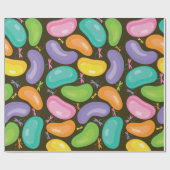 Pasen Inpakpapier Jelly Bean Tuinfeest (Vlak)