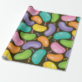Pasen Inpakpapier Jelly Bean Tuinfeest (Uitgerold)
