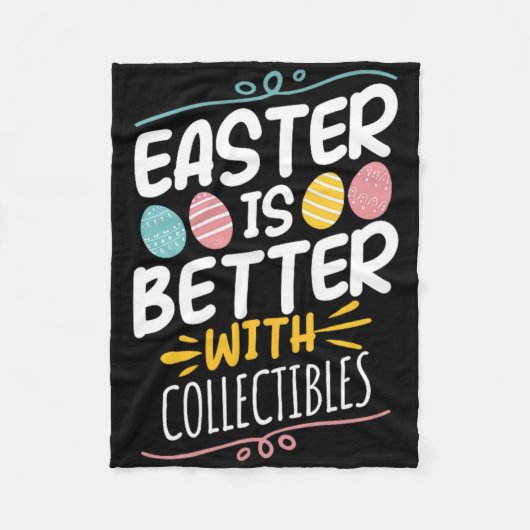 Pasen is beter met collectibles fleece deken (Voorkant)