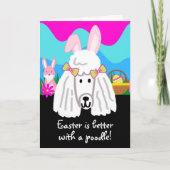 Pasen is beter met een paardenstang kaart (Voorkant)