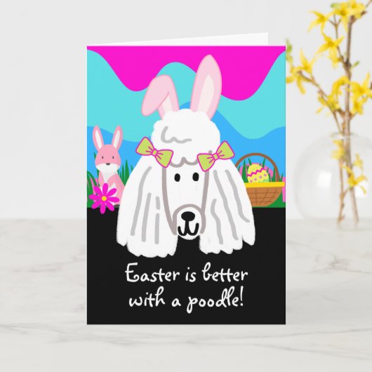 Pasen is beter met een paardenstang kaart (Gele Bloem)