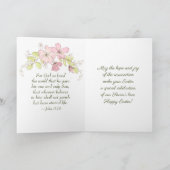 Pasen is Gods liefdescadeau John 3:16 Wreath Feestdagen Kaart (Binnen)