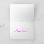 Pasen is het verhaal feestdagen kaart (Binnen)