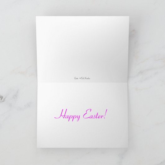 Pasen is het verhaal feestdagen kaart (Binnen)