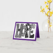 Pasen is hoop gevouwen Pasen wenskaart Kaart (Gele Bloem)