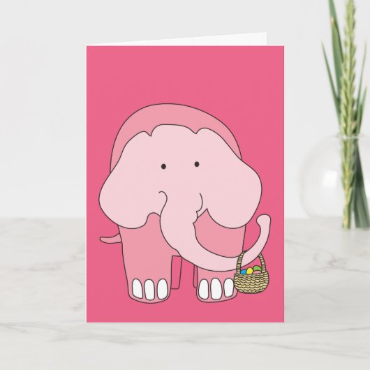 Pasen is ook voor Olephants! Feestdagen Kaart (Voorkant)