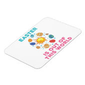 Pasen is uit deze World Space Planets Magneet (Linkerzijde)