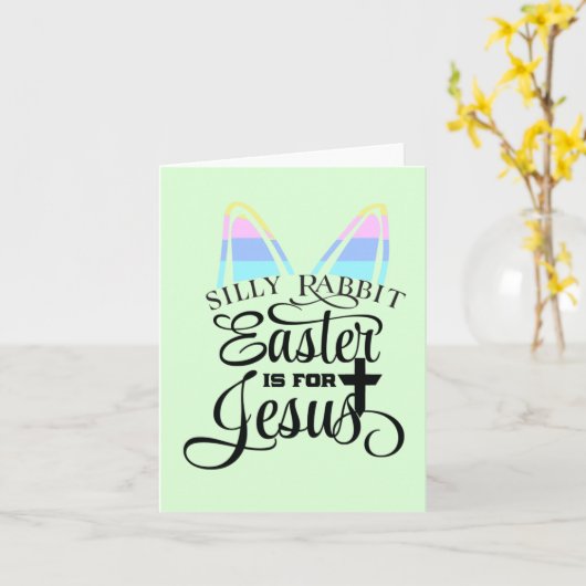 Pasen is voor Jezus Kaart (Gele Bloem)