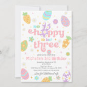 Pasen is zo blij om drie jaar te zijn kaart (Voorkant)