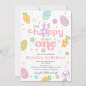 Pasen is zo blij om één verjaardag te zijn kaart (Voorkant)