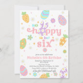 Pasen is zo blij om zes jaar te zijn kaart (Voorkant)