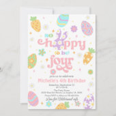 Pasen is zo gelukkig om vier jaar te zijn kaart (Voorkant)