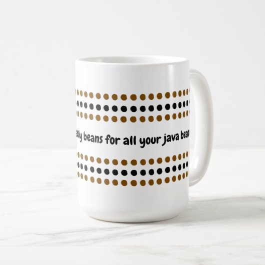 Pasen Java koffiemok (Voorkant rechts)