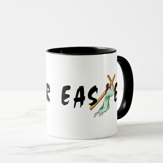 Pasen Jezus Kruis Mok (Voorkant rechts)