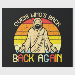 Pasen Jezus Raad Wie Is Terug Religieus Christelij Cadeaupapier