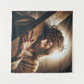 Pasen Jezus wandtapijt Wandkleed (Voorkant (horizontaal))