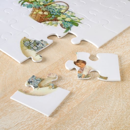 Pasen Jigzaag Puzzle Legpuzzel (Zijkant)