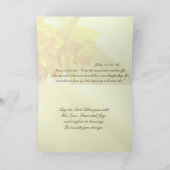 Pasen, John 11:25-26, Daffodils Feestdagen Kaart (Binnen)