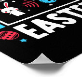 Pasen Jongens Gamer Shirt Videogame Controller Poster (Hoek)