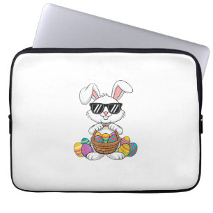 Pasen Jongens Meisjes Kinderen Peuter Konijn Konij Laptop Sleeve