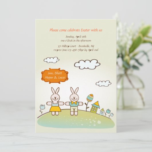 Pasen Kaart (Staand voorkant)