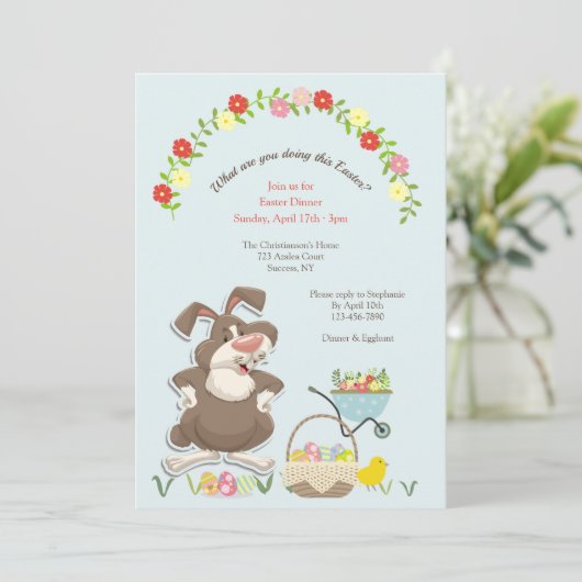 Pasen Kaart (Staand voorkant)